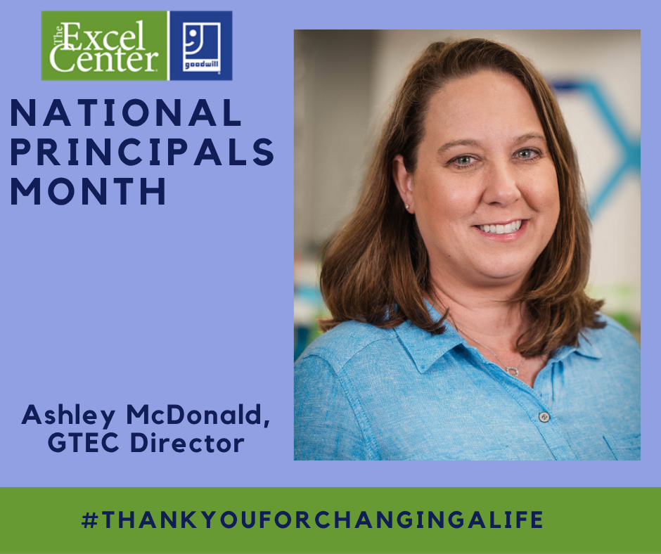Photo of our school director, Ashley McDonald for National Principals Month