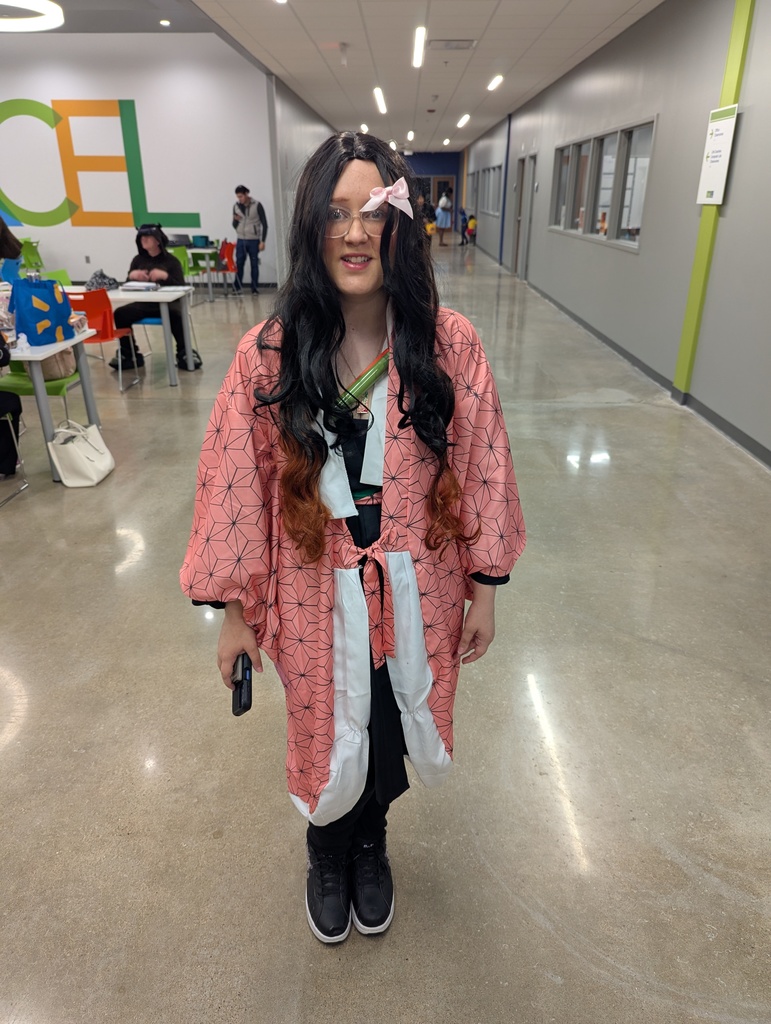 Photo of student dressed up for Halloween