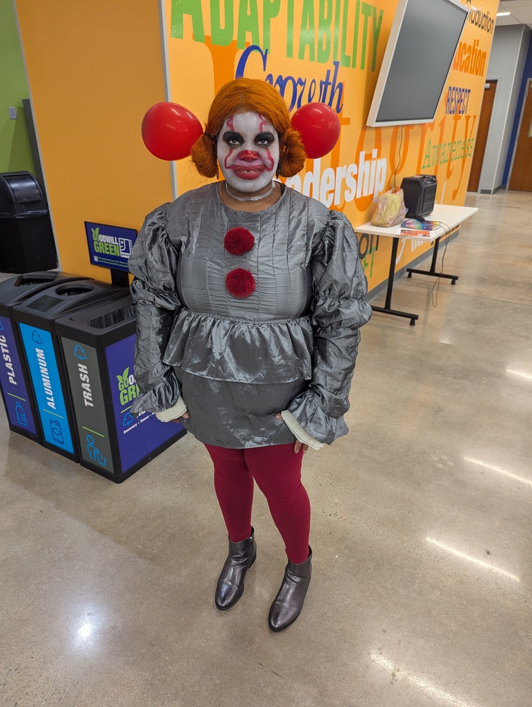 Photo of student dressed up for Halloween