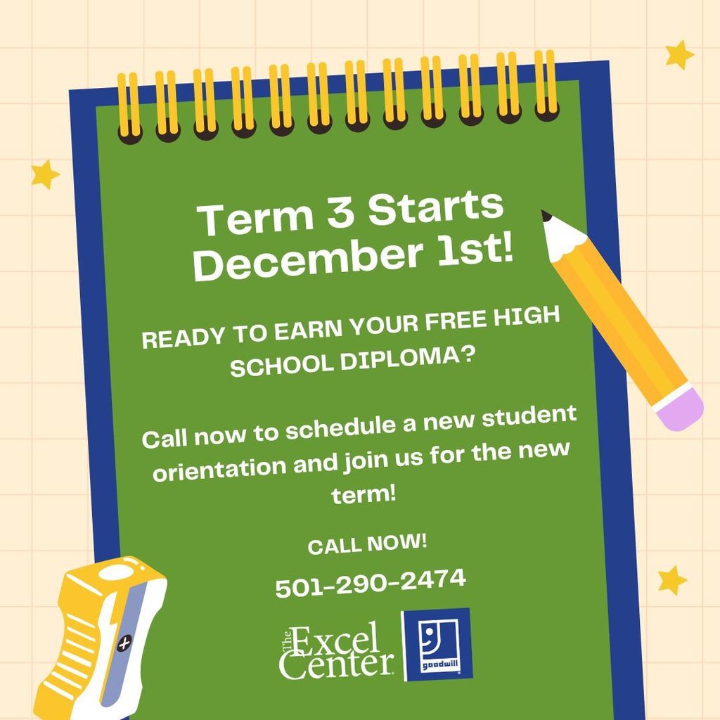 Announcement of new term starting December 1st