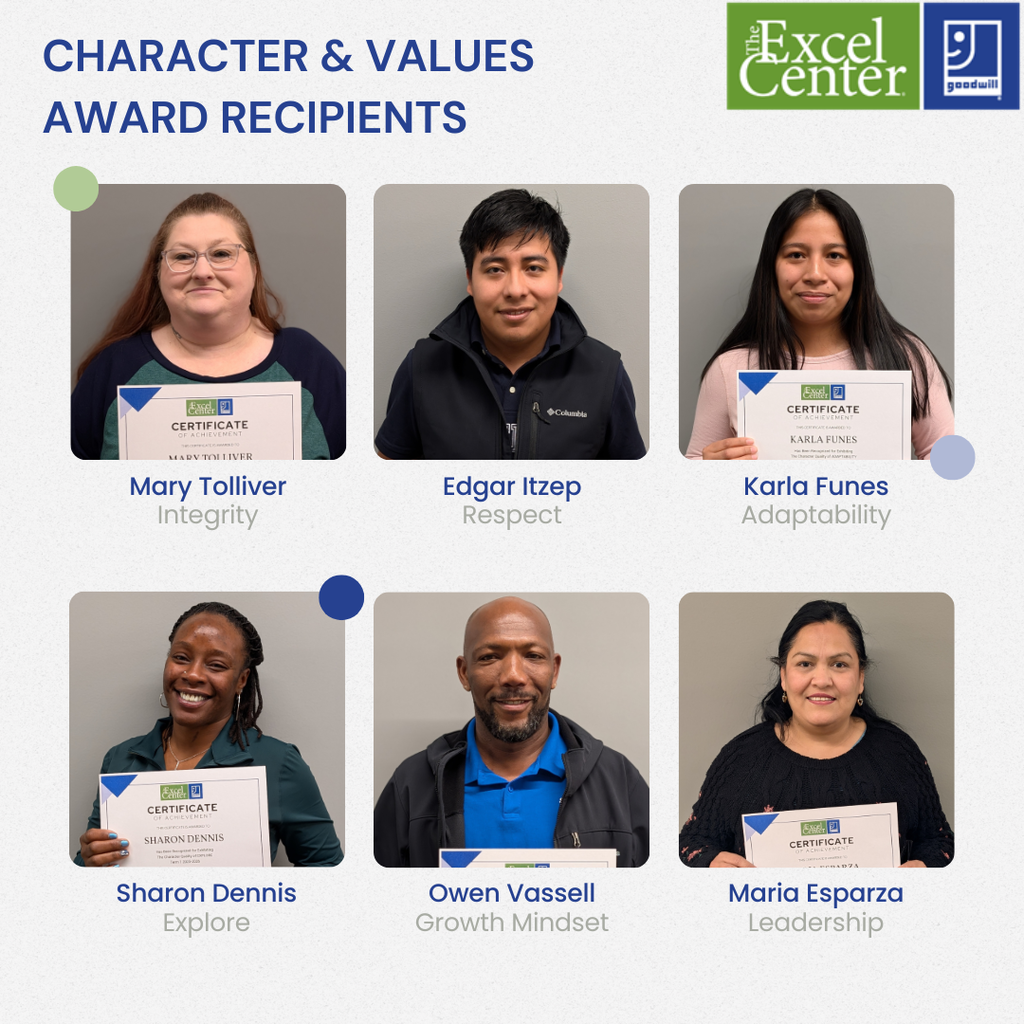 Character & Values Award Winners
