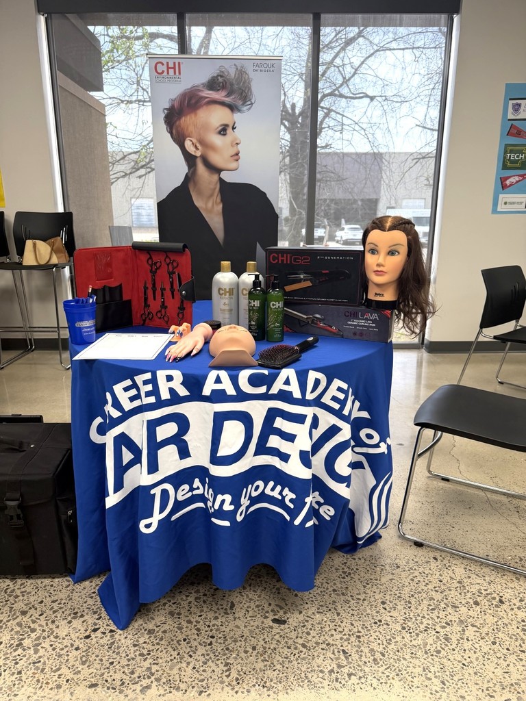 Career Academy table set up