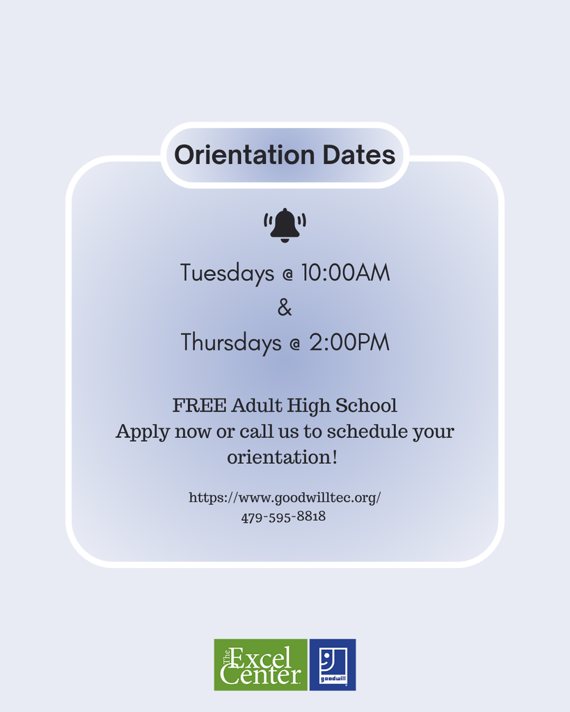 Orientation dates