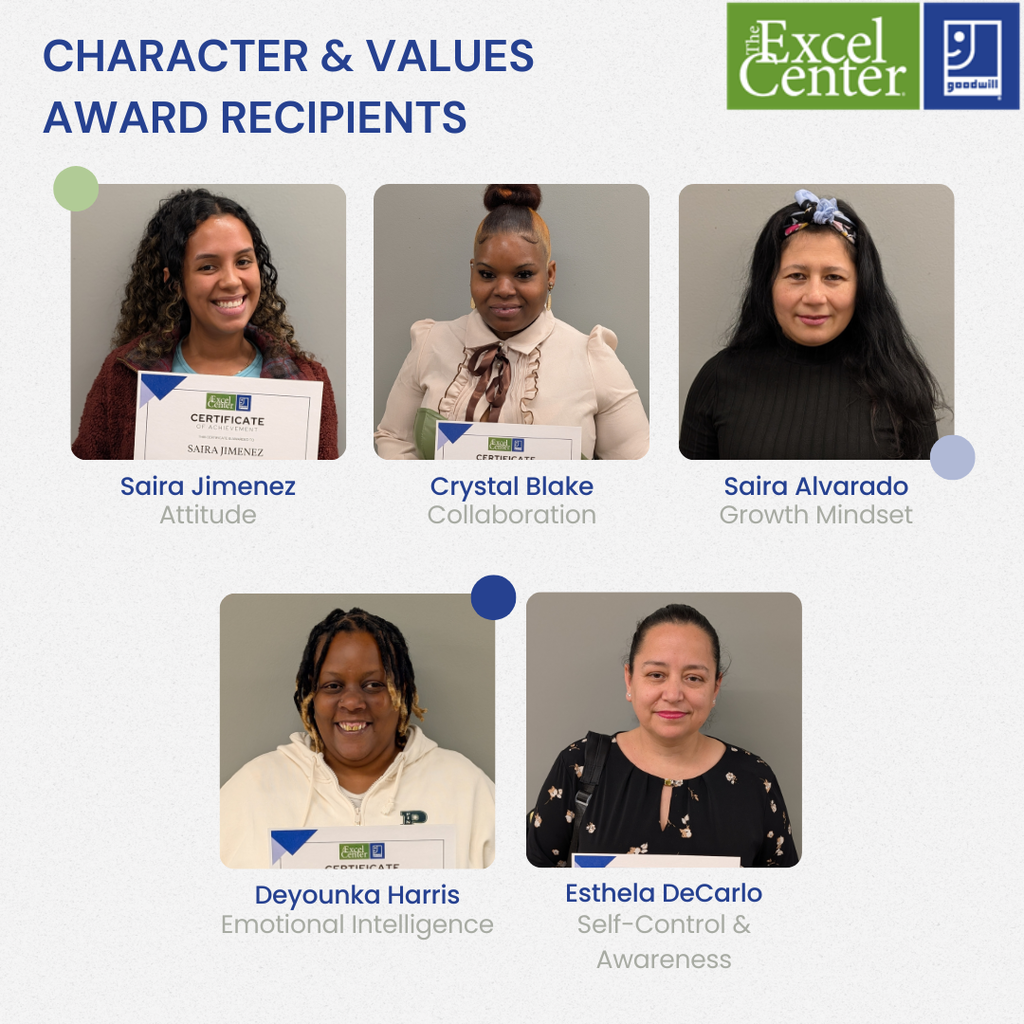 Character & Values Award Winners