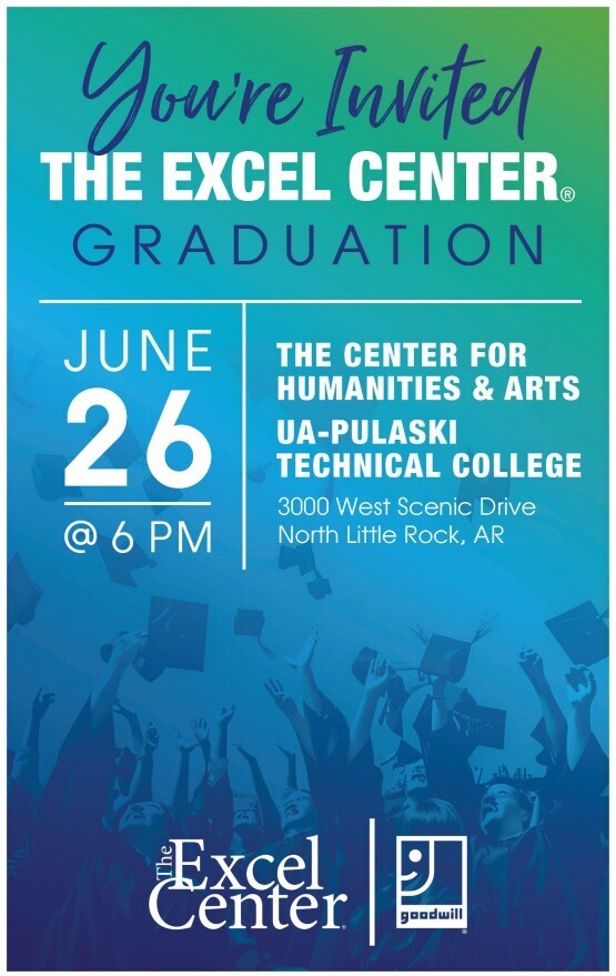 Graduation Invitation: Friday, June 26 at 6 pm at 3000 West Scenic Drive, North Little Rock, AR