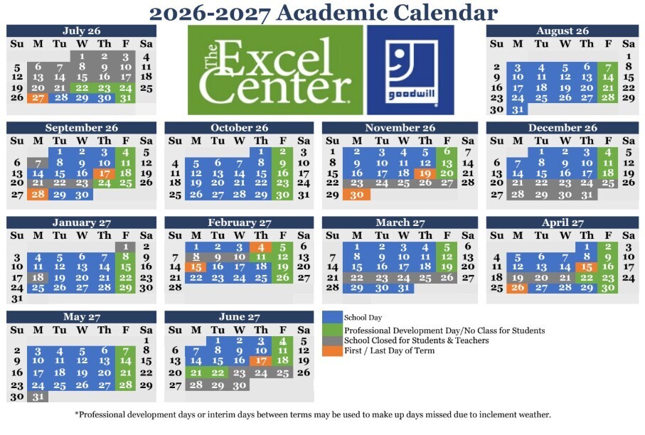 2026-2027 Academic Calendar