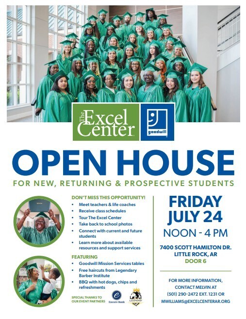 Open House will be on Friday, July 24 from 12 pm - 4 pm