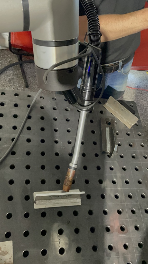 Welding students