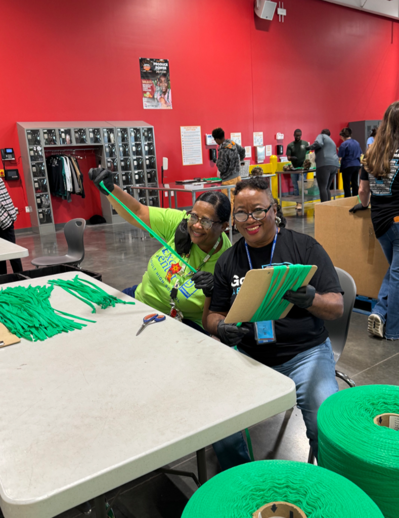 Photo of staff volunteering at Arkansas Food Bank