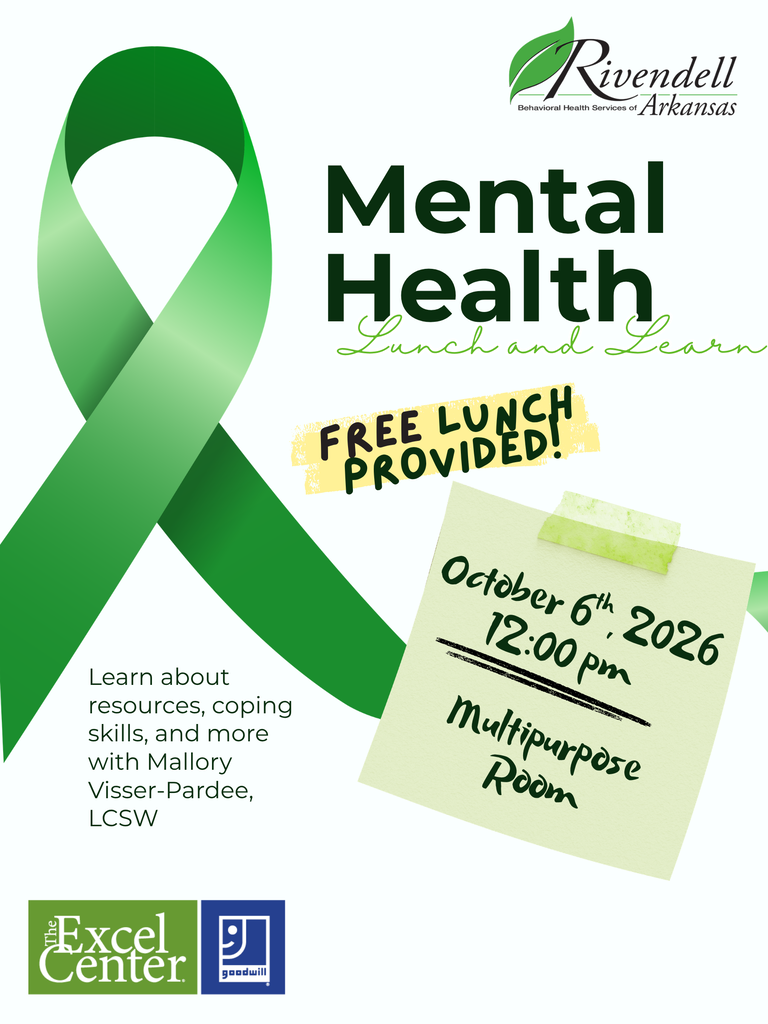 Mental Health Lunch and Learn Flyer