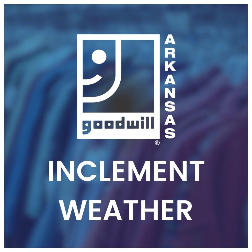 goodwill Arkansas logo inclement weather