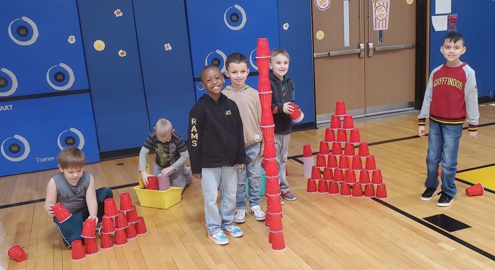 Tecler kids in the gym