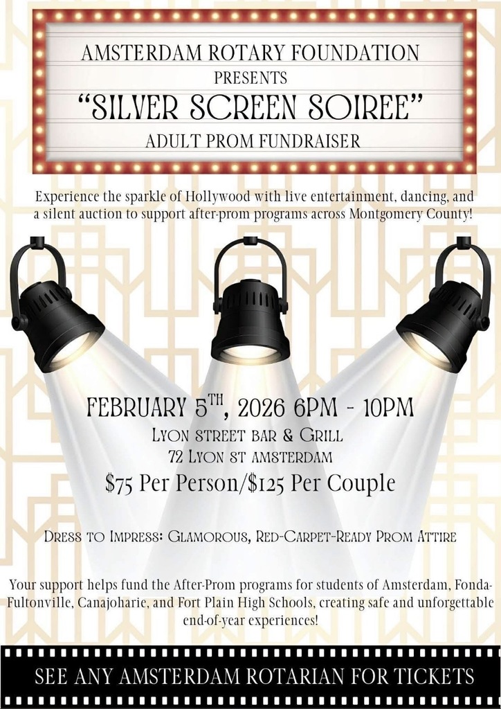 Adult Prom Fundraiser Flyer