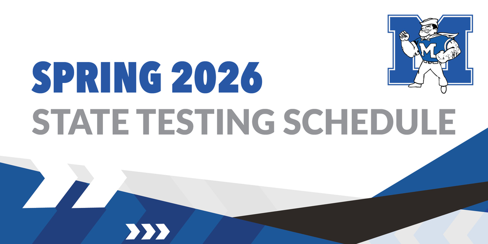 Spring 2026 State Testing Schedule