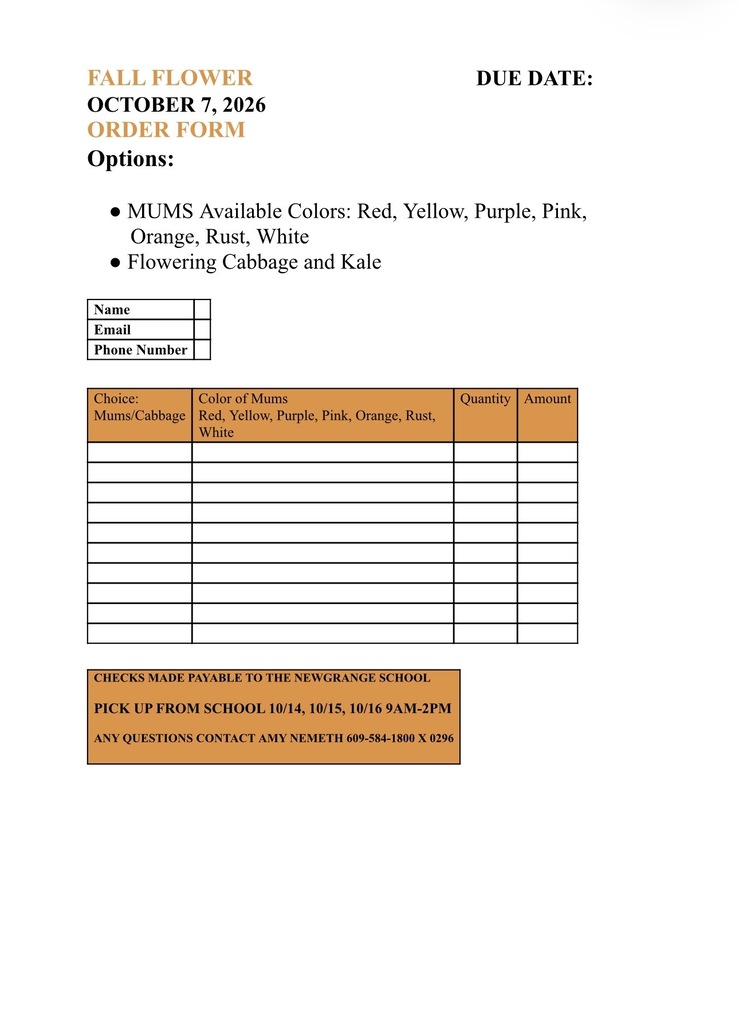 A form titled "Fall Flower October 7, 2026" requests information such as name, email, phone number, and color choices.