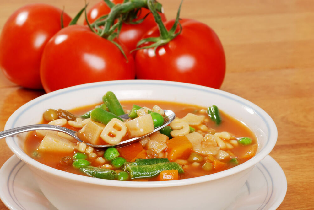 soup with tomatos