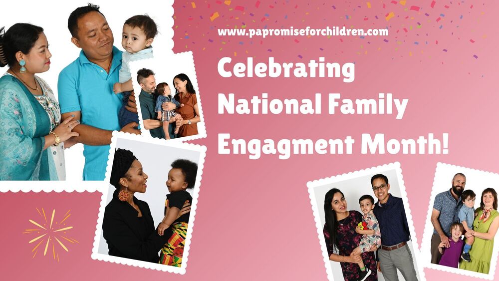 Celebrating National Family Engagement Month photos of families