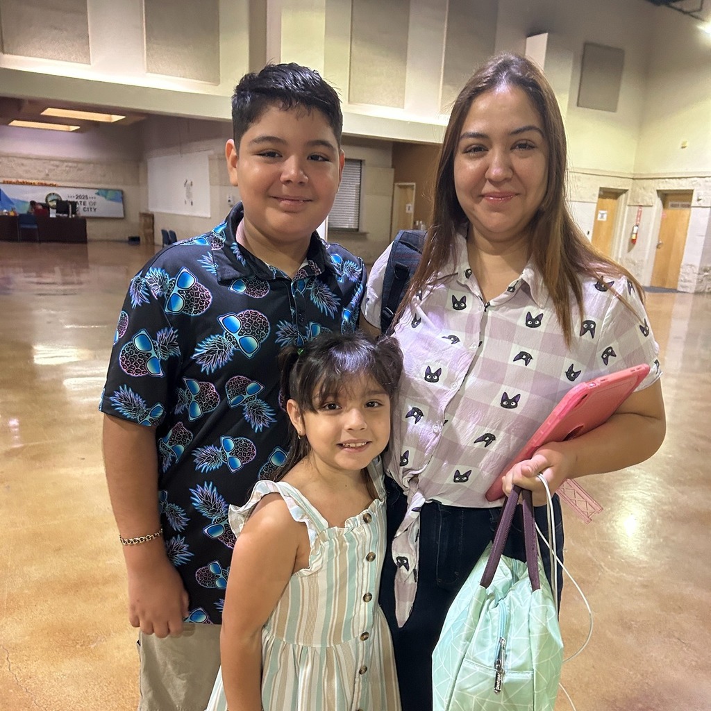 family posing for a photo