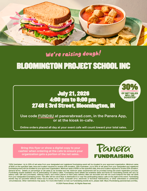 panera fundraising