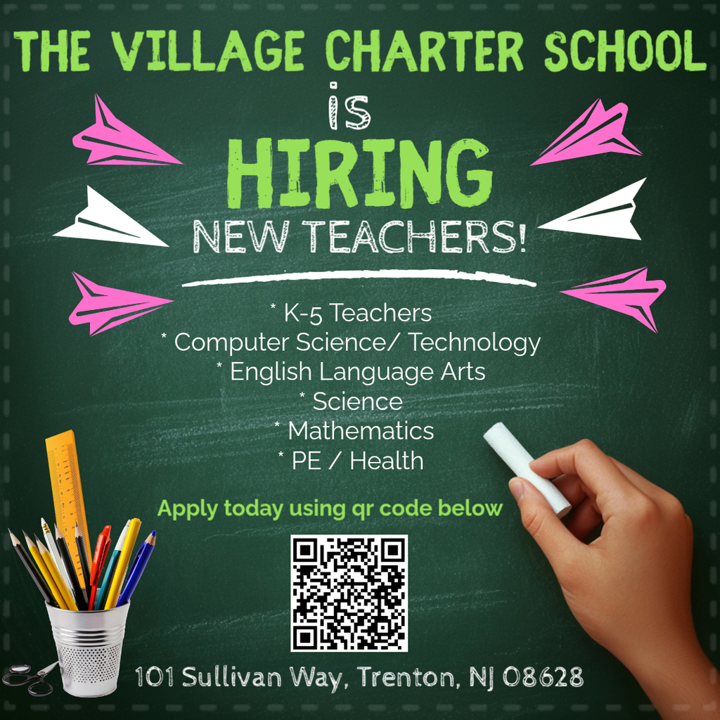 The Village Charter School is now hiring new teachers!
