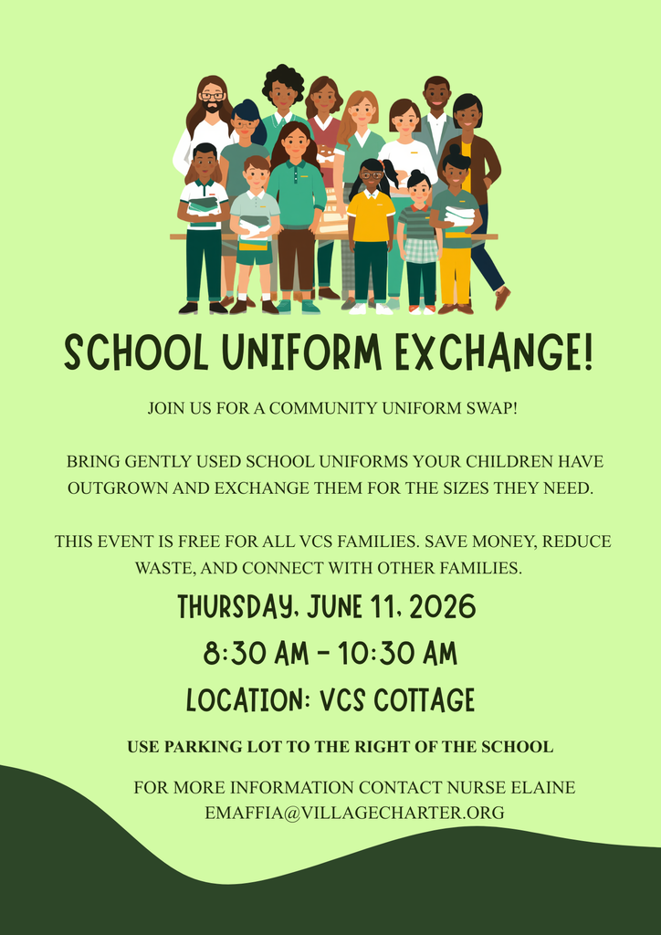 Village Charter School Uniform Exchange!