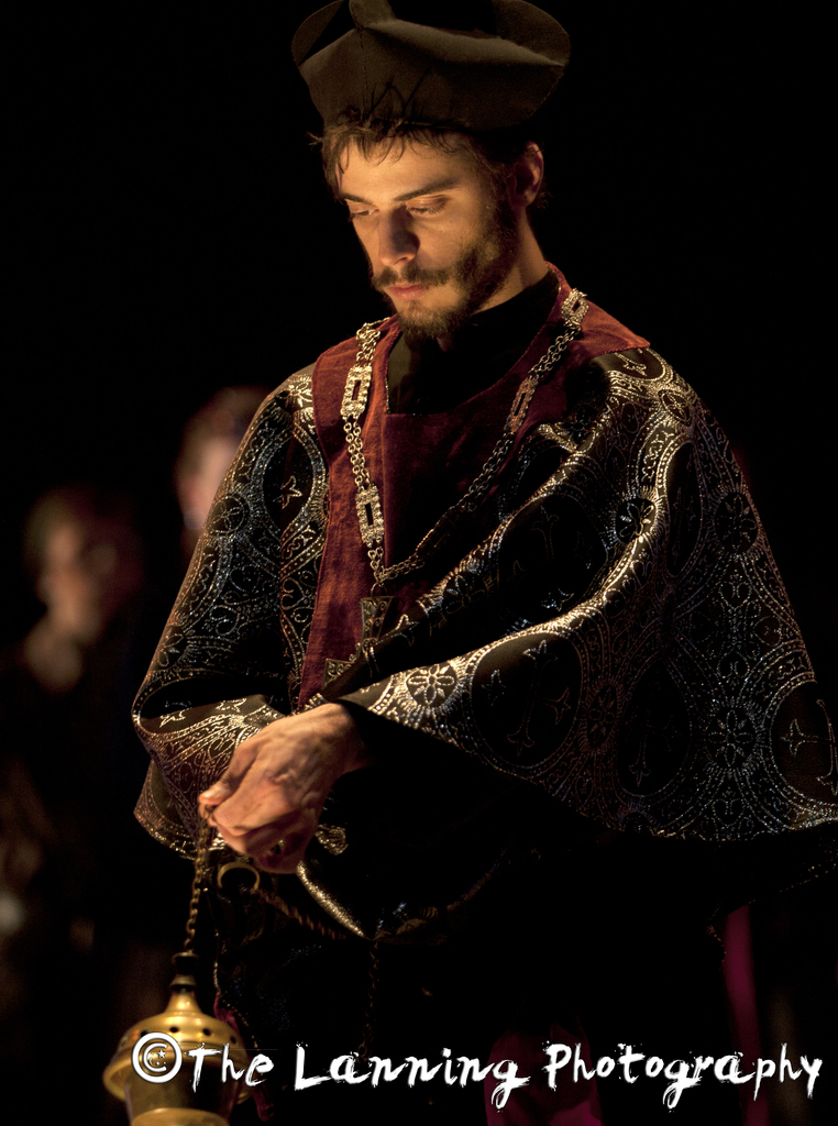Neil in costume for Hamlet
