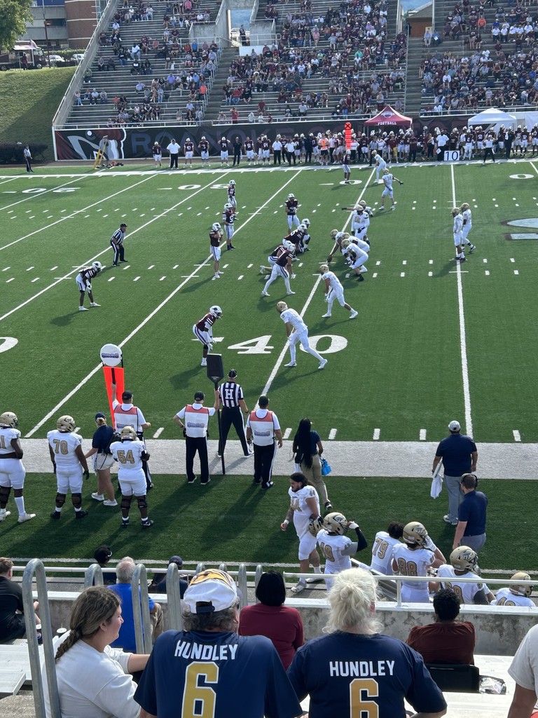 Gallaudet and Roanoke face off on the field.