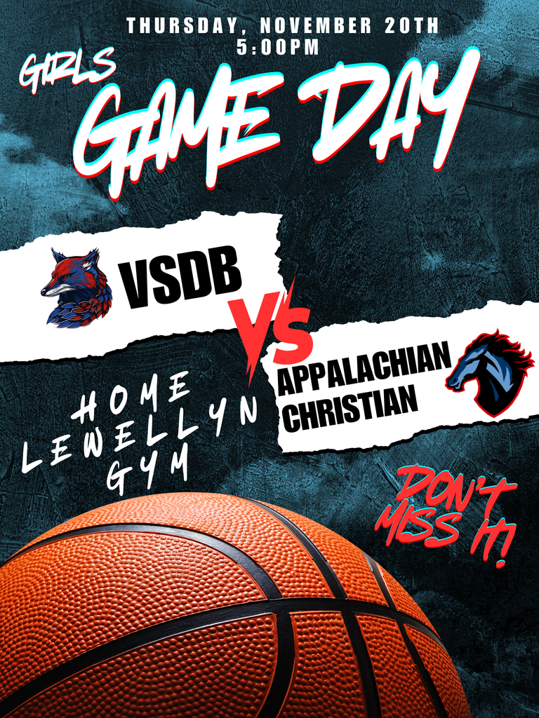 VSDB Girls Basketball game versus Appalachian Christian at VSDB at 5 pm