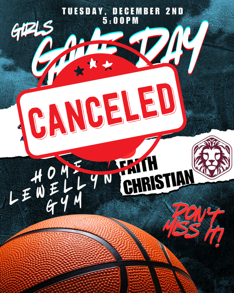 CANCELED - VSDB Girls Home Basketball game versus Faith Christian at 6:15 pm