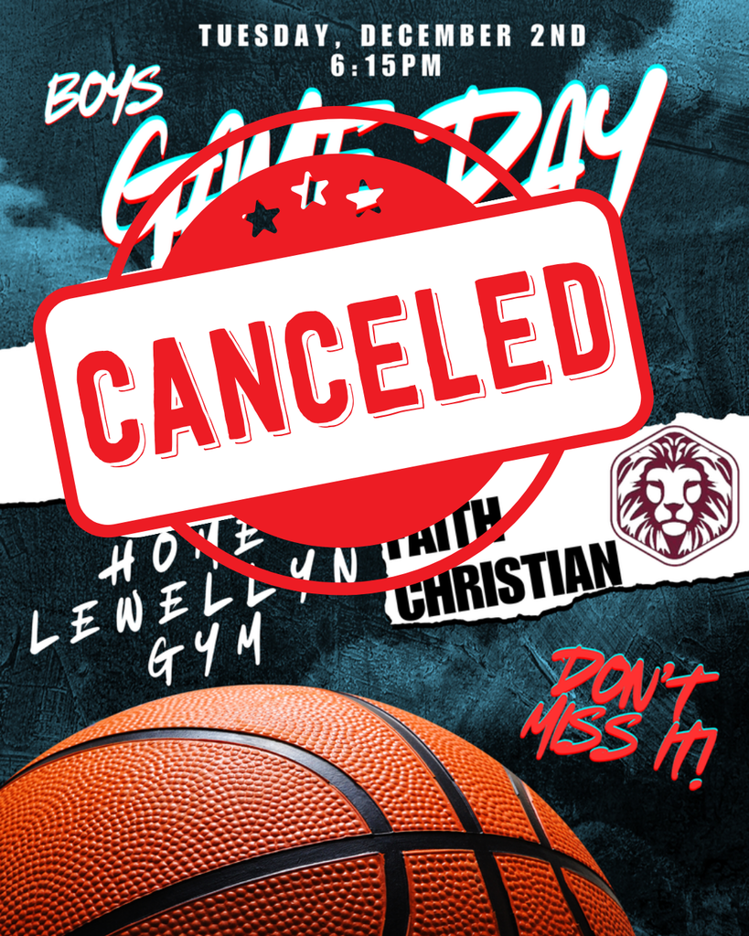 CANCELED - VSDB Boys Home Basketball game versus Faith Christian at 6:15 pm