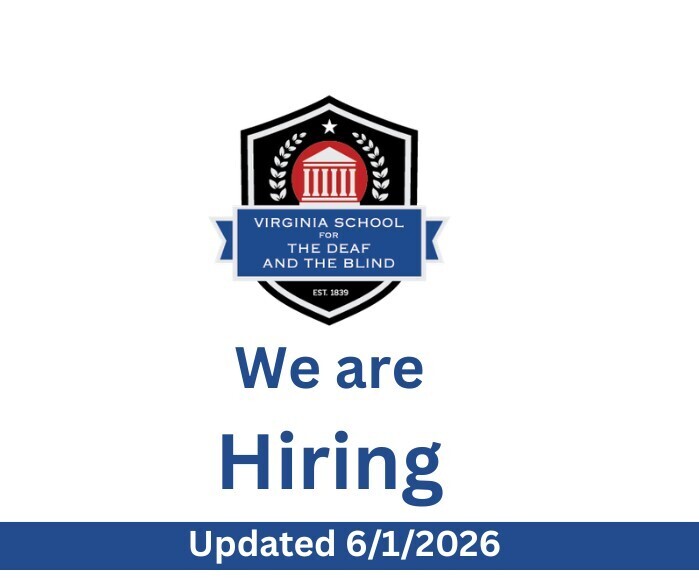 The VSDB logo is above the words "We are Hiring" underneath it is a blue banner that says "Updated 6/1/2026"