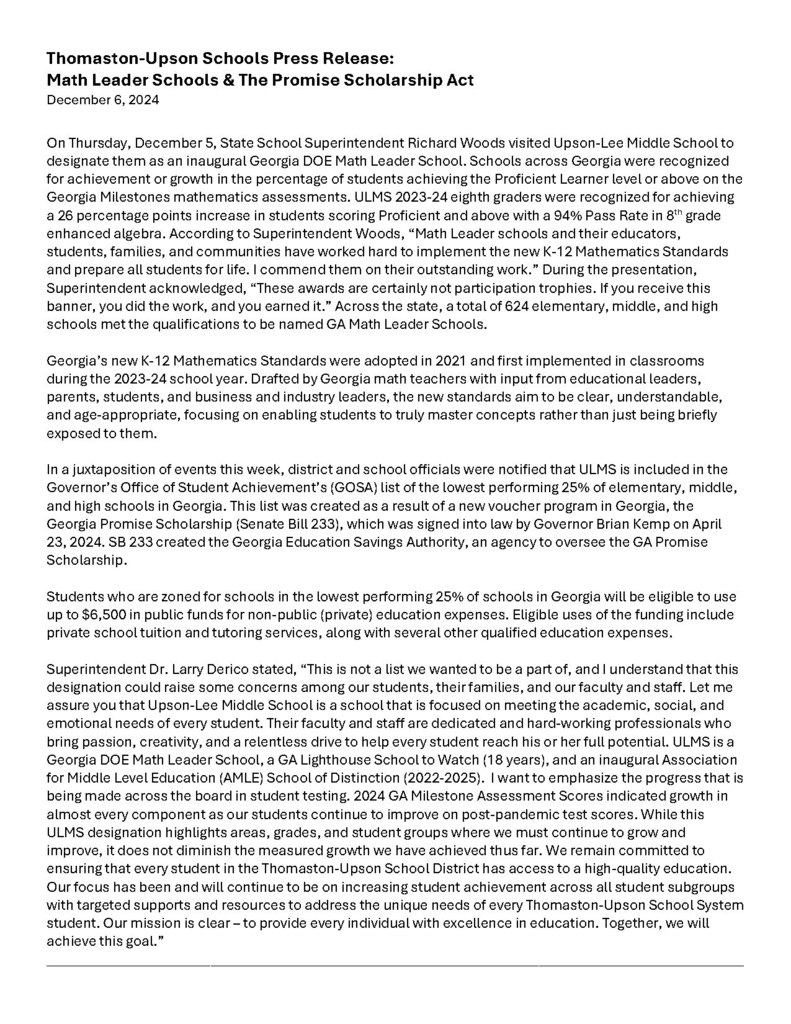 press release