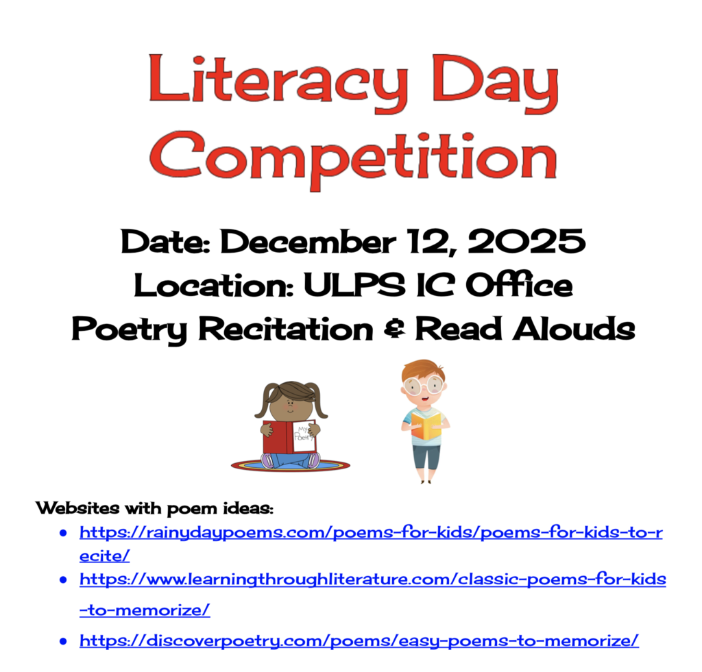 Literacy Day Flyer