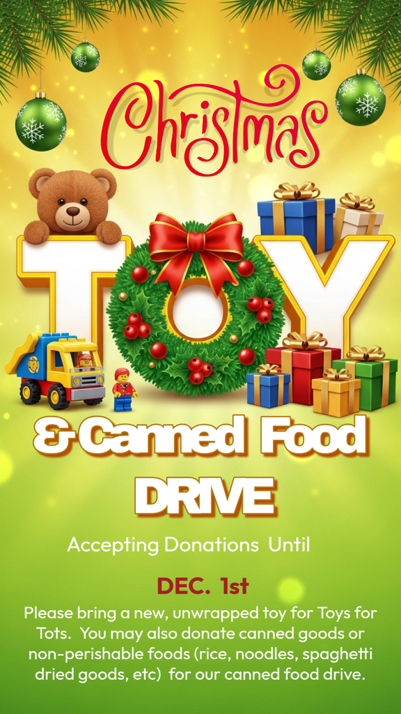 Yellow Maximalist Christmas Toy Drive Instagram Story - Made with PosterMyWall