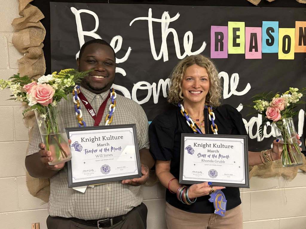 Teacher and Staff of the Month