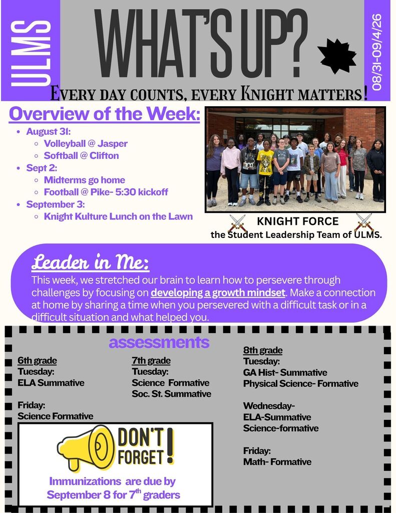 What is happening this week- August 31-Sept. 4