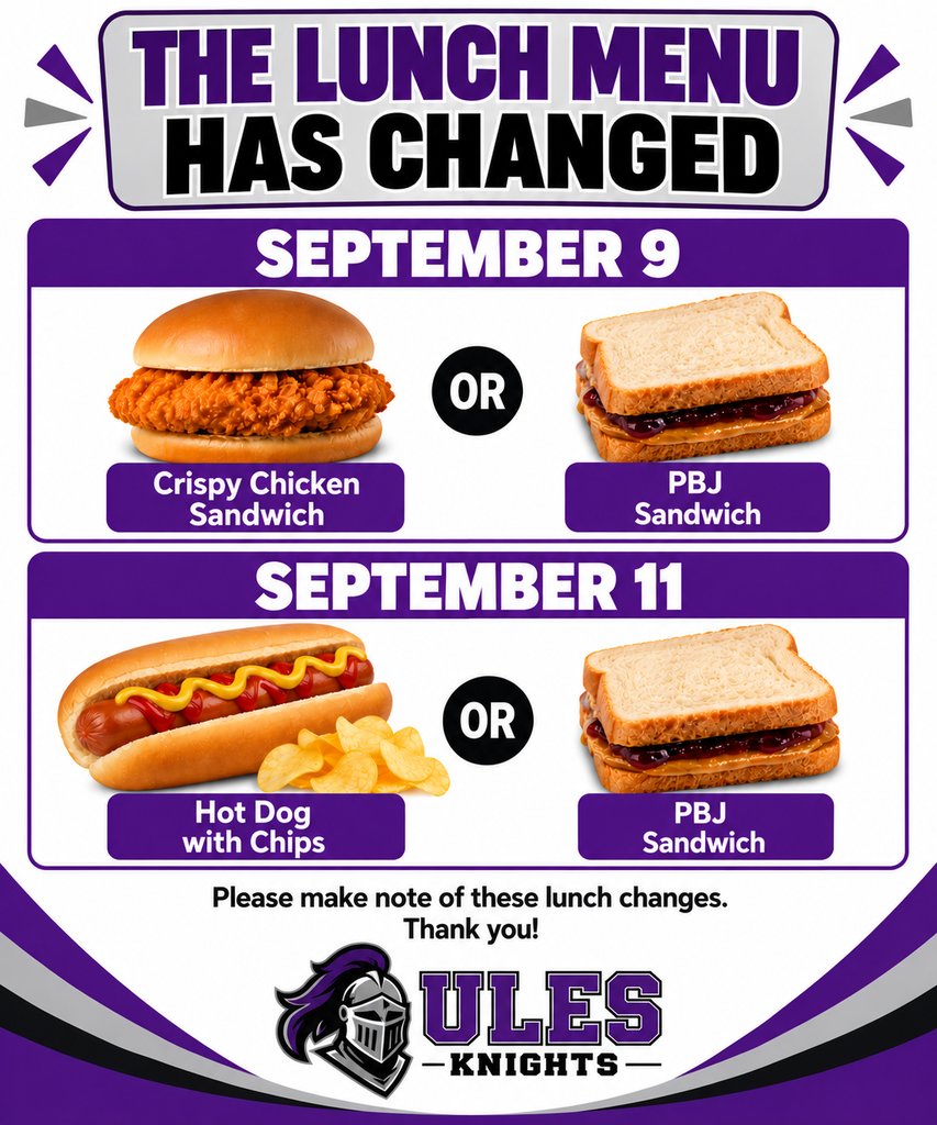menu change