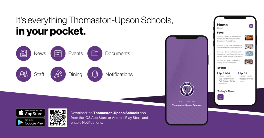 Its Everything Thomaston-Upson Schools, In your pocket.