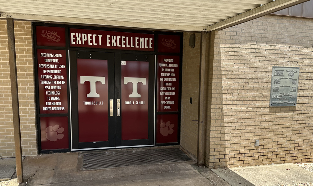 TMS campus front door