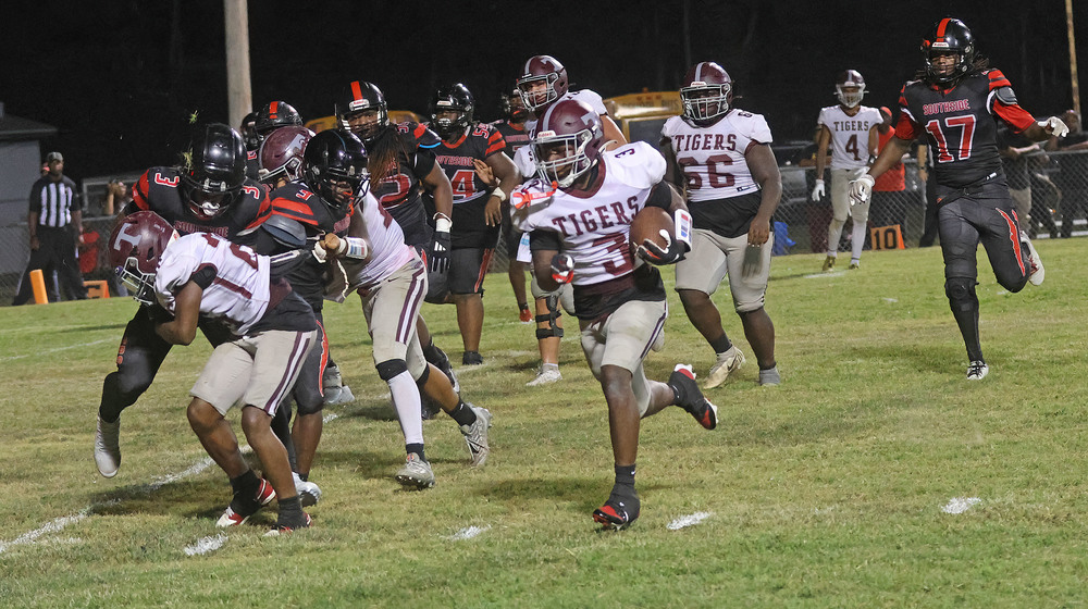 THS varsuty football at Southside Selma