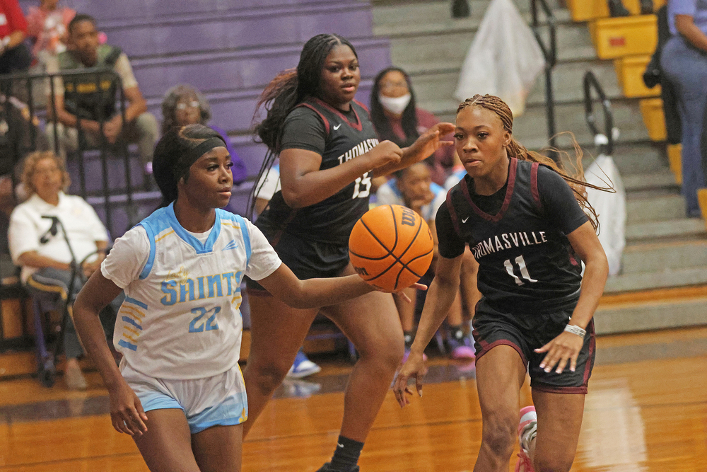 Photo from THS girls vs. Selma basketball game 2025