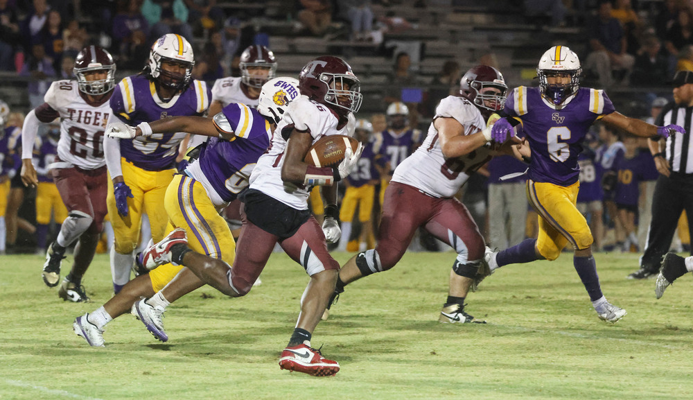 Scene from THS at Sweet Water football game 8-28-25