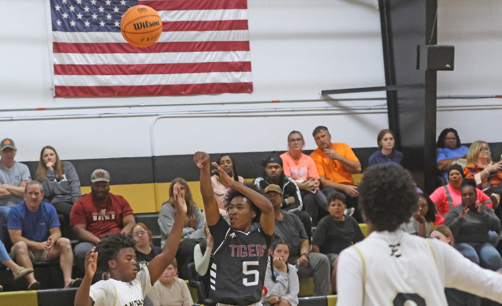 THS varsity boys basketball at Excel 2025