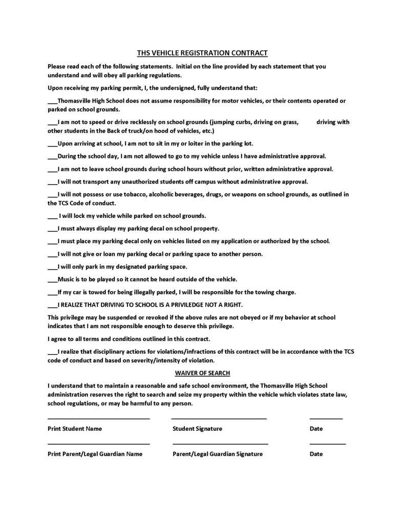 Parking permits for THS Seniors will be sold July 28 from 8 to 11:30 a.m. Juniors can buy their parking permits, also on July 28, from 1:30 to 5 p.m.   On July 29, Sophomores can buy their parking permits from 8 to 11:30 a.m., and Freshmen can buy their permits from 1:30 to 5 p.m.   Students can pick up the forms from a table set outside the front door of THS, any day or time, between now and July 28. The fee for parking is $35, and the form must be filled out front-and-back and signed by a parent with a copy of their driver's license and insurance card. If they do not have all the items with them, they can not get or reserve a spot. Contact the THS Main Office for more information.