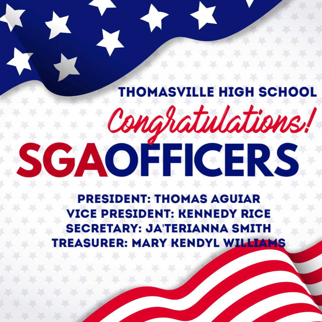 THS SGA officers for 25-26