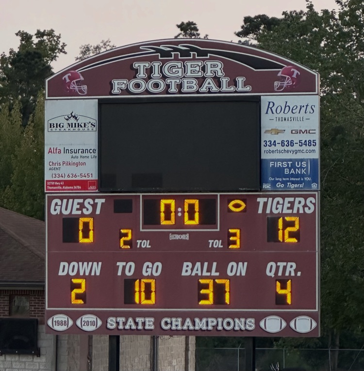 The TCS Tigers Jr. High football team beat University Charter School 12-0 Sept. 9 at D.F. Anderson Field.