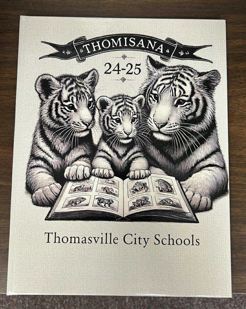 The 2024-2025 Thomasvile City Schools Yearbook has arrived! Books will be going home with students, who have purchased them. New yearbooks are for sale ($55) in the Thomasville High School Main Office. There are also yearbooks from previous years still available.