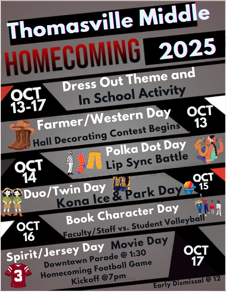 TMS Homecoming Schedule 2025