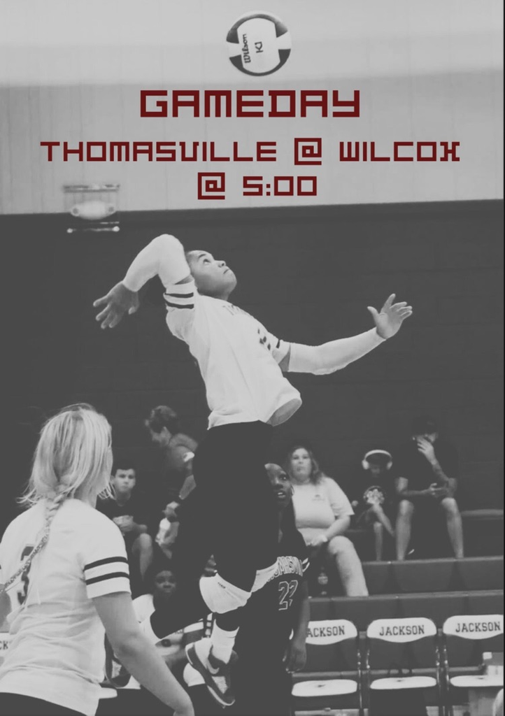 The THS varsity volleyball team travels today, Sept. 24, for a 5 p.m. game at area opponent Wilcox Central in Camden. Cash will be accepted at the gate.