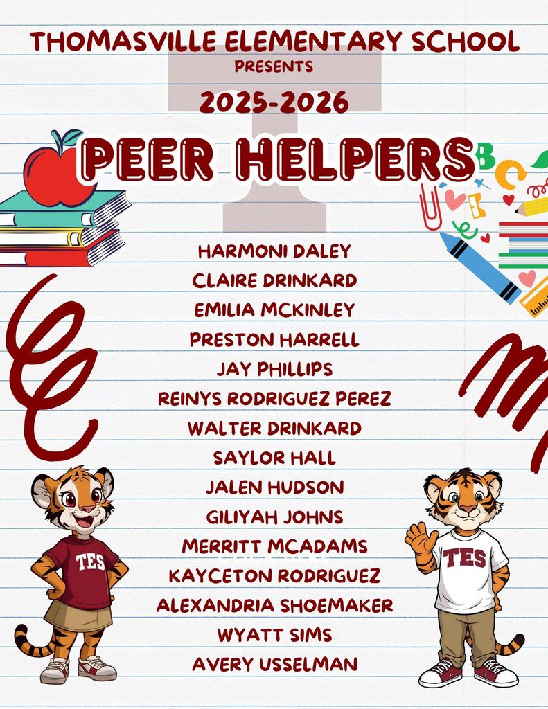 TES Peer Helpers 2025-2026
